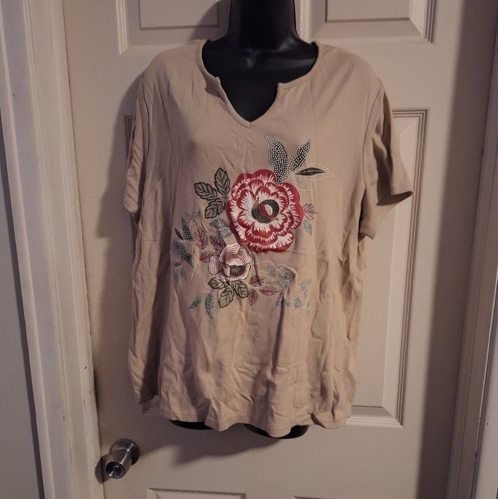 White stag graphic T-shirt size 2X